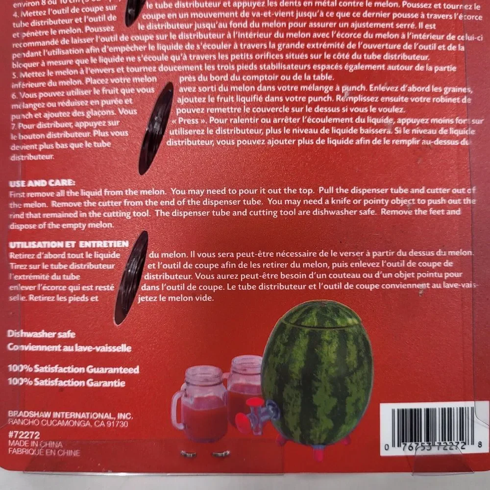 PROfreshionals by Good Cook 4 Piece Set Melon Tap Juice Dispenser for‎ Parties